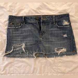 Abercrombie Jean skirt, low rise